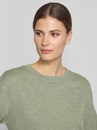 Marc O'Polo Regular Fit T-Shirt aus reiner Baumwolle Hellgruen 3