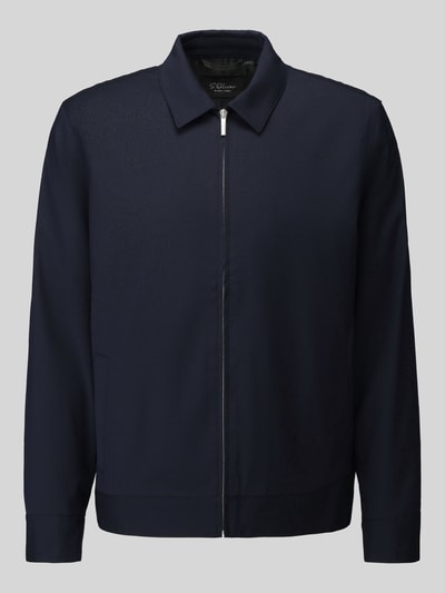 s.Oliver BLACK LABEL Regular Fit Blouson mit Viskose-Anteil Marine 2