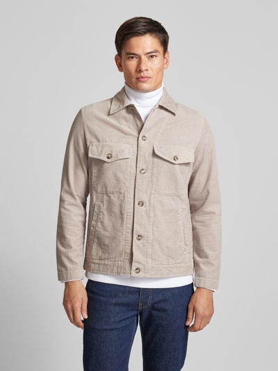 Marc O'Polo Cord-Hemdjacke aus reiner Bio-Baumwolle Offwhite 4