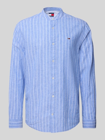 Tommy Jeans Regular fit vrijetijdsoverhemd van een mix van katoen en linnen Bleu - 2