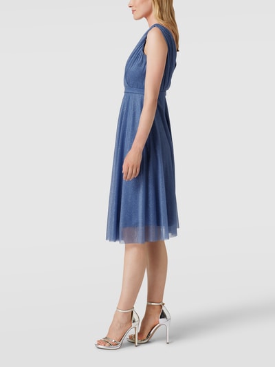 TROYDEN COLLECTION Cocktailkleid mit Taillenpasse Bleu 4