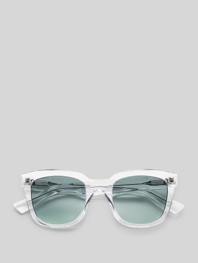 MessyWeekend Quadratische Sonnenbrille Modell 'LIV' Weiss 2