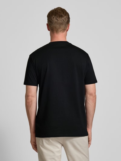 ARMANI EXCHANGE T-shirt z nadrukiem z logo Czarny 5