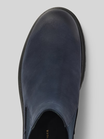 Tommy Hilfiger Chelsea Boots aus echtem Nubukleder Dunkelblau 3