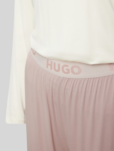 HUGO Pyjama met labelprint, model 'UNITE' Roze - 2