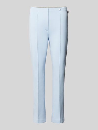 Marc Cain Stoffen broek met bandplooien, model 'FREDERICA' Bleu - 2