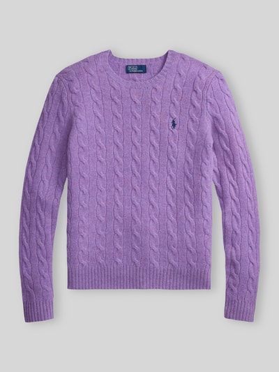 Polo Ralph Lauren Regular Fit Pullover aus Woll-Kaschmir-Mix 'JULIANNA' Lila 2