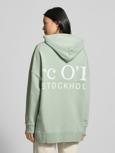 Marc O'Polo Oversized Hoodie aus reiner Baumwolle mit Seitenschlitzen Mint 5