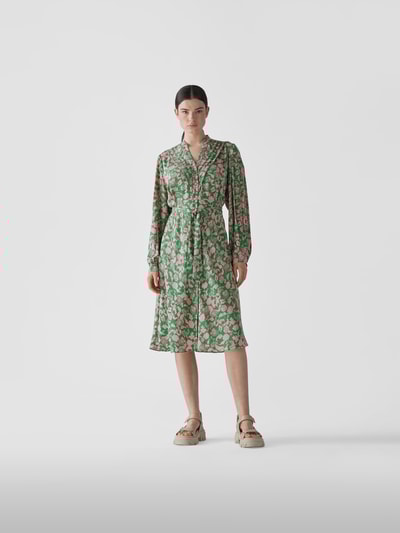 Diane von Furstenberg Midikleid mit floralem Muster Grün 1