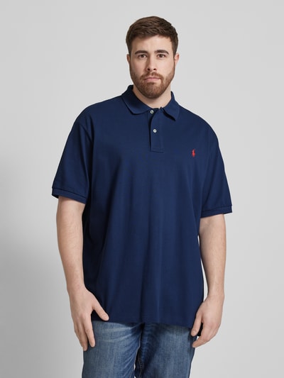 Polo Ralph Lauren Big & Tall PLUS SIZE poloshirt met logostitching Marineblauw - 4