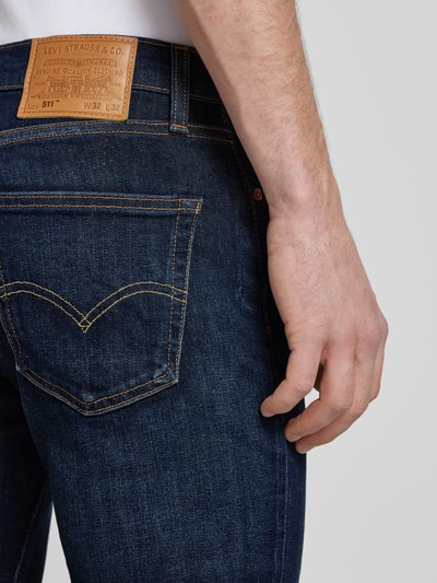 Levi's® Slim fit jeans met stretch, model '511 BIOLOGIA' Blauw - 3
