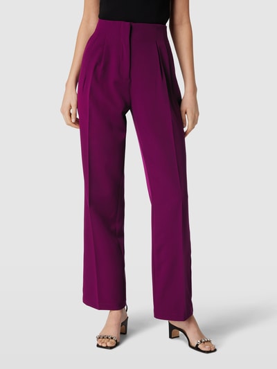 VILA Hose mit Bundfalten Modell 'Viangy' Fuchsia 4