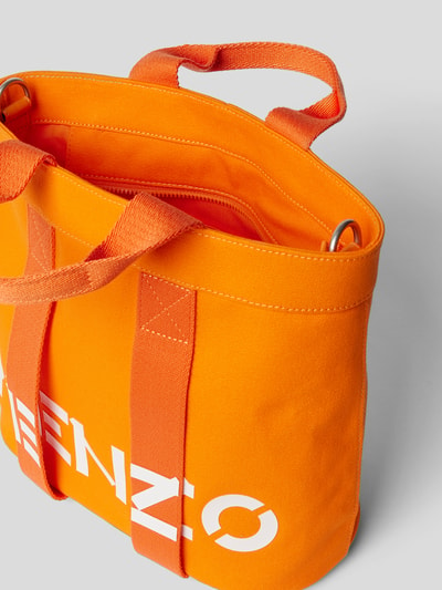 Kenzo Tote Bag mit Label-Print Orange 6