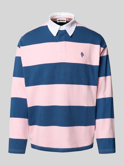 REVIEW Sweatshirt im Double-Layer-Look Hellrosa 2