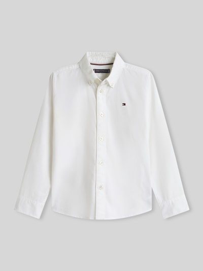 Tommy Hilfiger Teens Koszula o kroju regular fit z mieszanki bawełny Biały 2