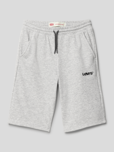 Levi’s® Kids Sweatshorts met labelstitching Middengrijs gemêleerd - 1