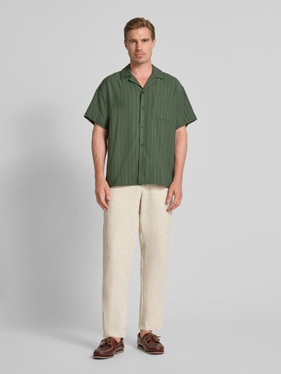 Scotch & Soda Freizeithemd mit Reverskragen Oliv 1