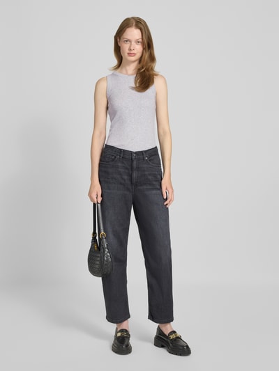 Drykorn Tanktop mit gerippten Abschlüssen Modell 'OLINA' Hellgrau 1