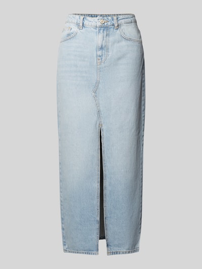 Liu Jo White Jeansrock im 5-Pocket-Design Modell 'GONNA LUNGA' Hellblau 2