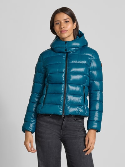 SAVE THE DUCK Gewatteerd jack met ritszakken, model 'COSMARY' Petrol - 4