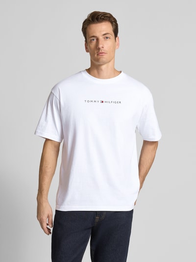 Tommy Hilfiger Relaxed Fit T-Shirt aus reiner Baumwolle Weiss 4