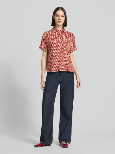 Marc O'Polo regular fit T-shirt van puur katoen Rood - 1