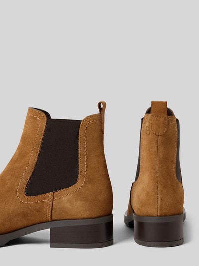 Tamaris Chelsea-boots van suède Cognac - 2