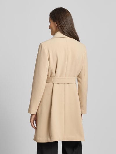 Lauren Ralph Lauren Płaszcz z szerokim kołnierzem i wiązanym paskiem Piaskowy 5