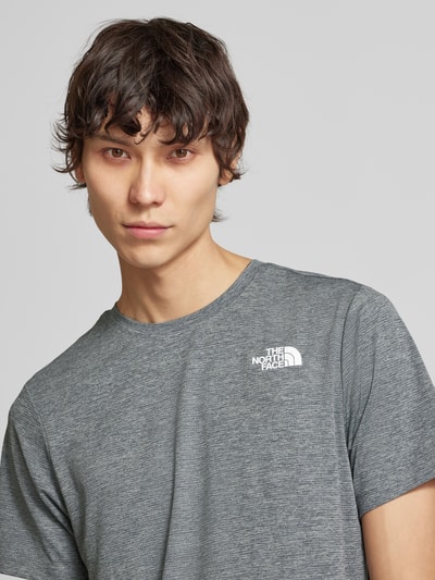 The North Face T-Shirt mit Label-Print Graphit 3