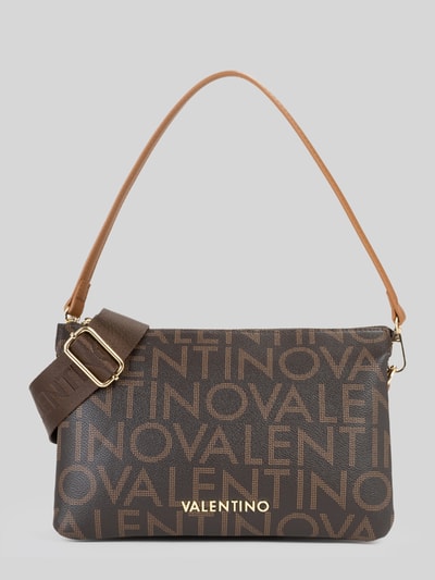 Valentino Bags Umhängetasche mit Logo-Print Modell 'REGINA' Mittelbraun 1