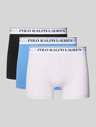 Polo Ralph Lauren Underwear Trunks mit elastischem Label-Bund im 3er-Pack Flieder 1