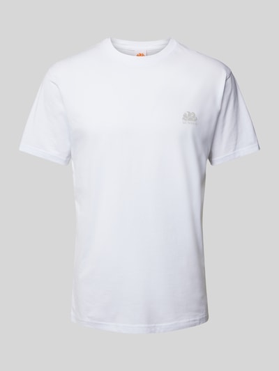 Sundek T-shirt met labelprint Wit - 1