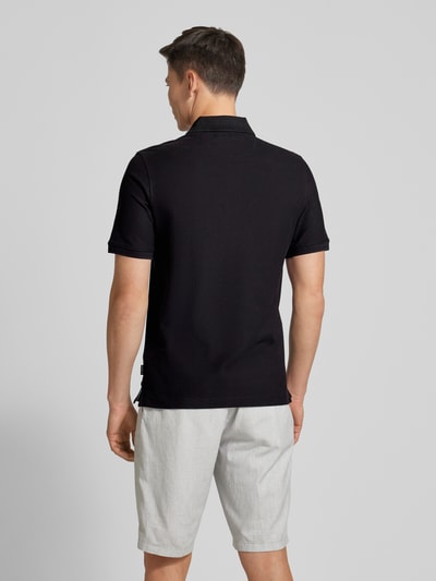 bugatti Koszulka polo w jednolitym kolorze Czarny 5