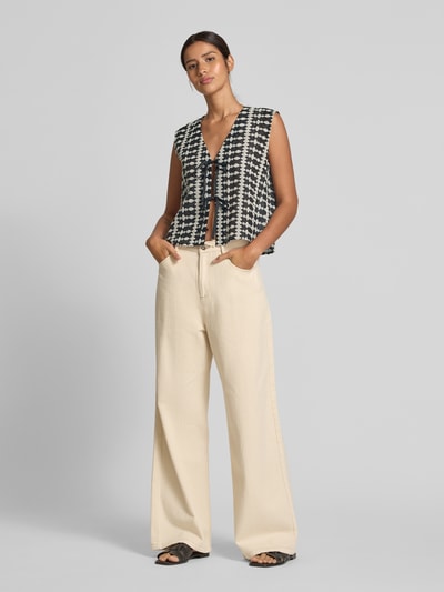 JAKE*S STUDIO WOMAN Relaxed Fit Bluse mit Schnürverschluss Black 1