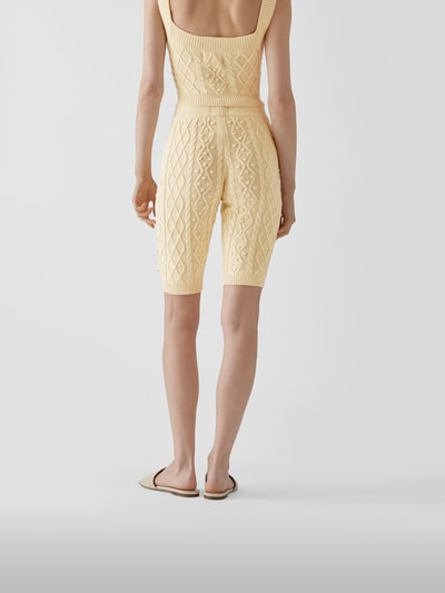 LouLou Studio Shorts in Strick-Optik Sand 5