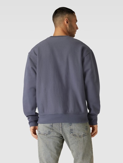 Carhartt Work In Progress Sweatshirt mit Label-Stitching Dunkelgrau 5