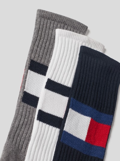 Tommy Hilfiger Socken mit Logo-Stitching im 3er-Pack Dunkelblau 2