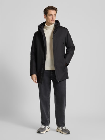 BOSS Green Regular fit parka van waterdicht materiaal, model 'HEXATECH' Zwart - 1