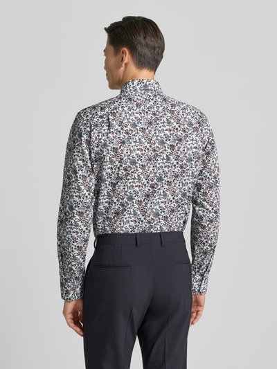 SEIDENSTICKER REGULAR FIT Regular fit zakelijk overhemd van katoen met kentkraag Olijfgroen - 5