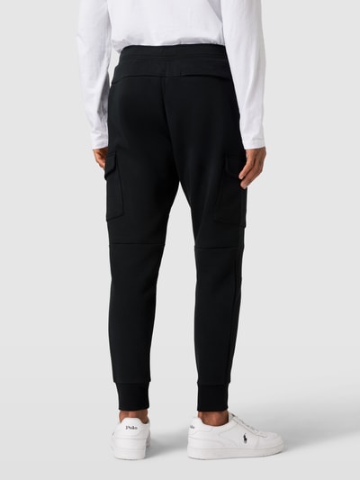 Polo Ralph Lauren Spodnie dresowe z detalem z logo w jednolitym kolorze Czarny 5