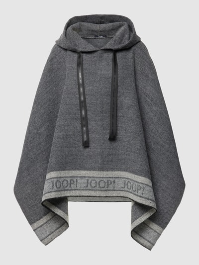 JOOP! Poncho mit Tunnelzug Mittelgrau 2