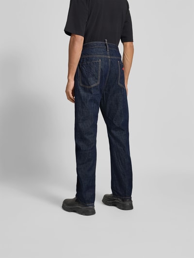 Dsquared2 Straight Fit Jeans mit 5-Pocket-Design Dunkelblau 5