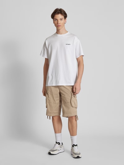 Alpha Industries Szorty cargo o kroju regular fit z tunelami model ‘JET SHORT’ Piaskowy 1