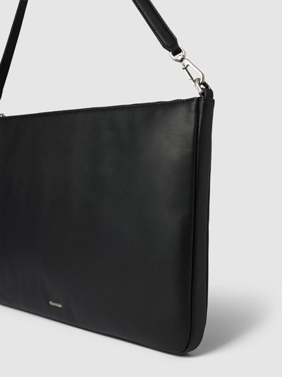 CK Calvin Klein Laptoptasche im unifarbenen Design Modell 'CK MUST' Black 3