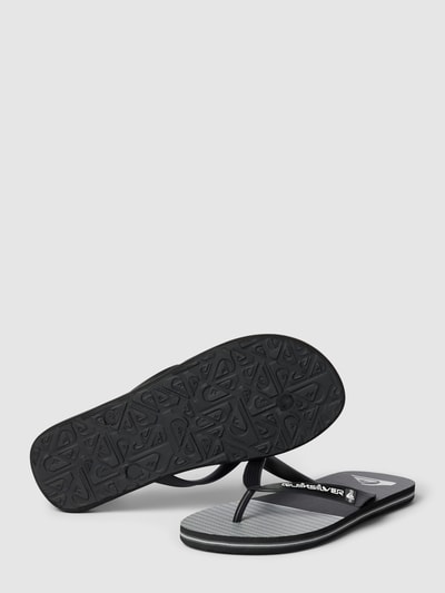 Quiksilver Teenslippers met all-over motief, model 'MOLOKAI' Middengrijs - 4