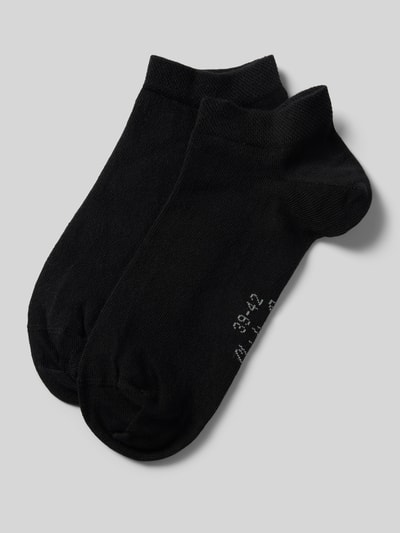 Christian Berg Woman Sneakersocken mit Label-Detail im 2er-Pack Black 1