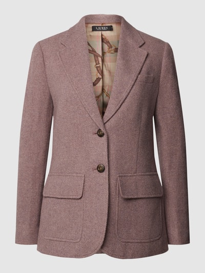 Lauren Ralph Lauren Blazer mit aufgesetzten Taschen Modell 'STAVRIA' Flieder 2