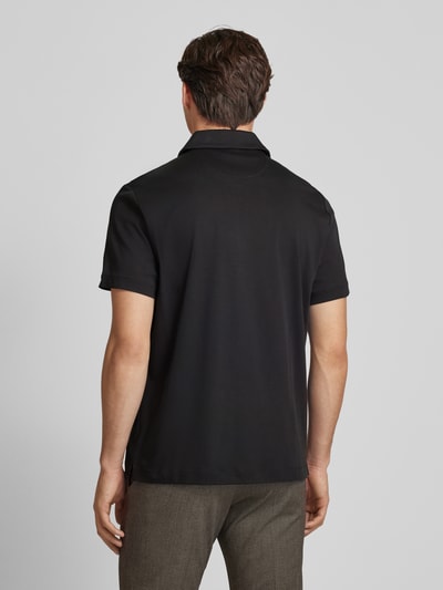 Michael Kors Poloshirt mit Seitenschlitzen Modell 'INTERLOCK' Black 5