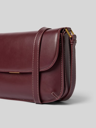 Mango Umhängetasche mit Schulterriemen Modell 'julieta' Bordeaux 3