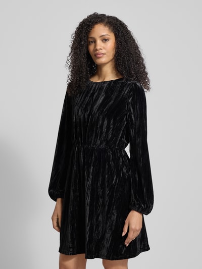 Tom Tailor Denim Mini-jurk van fluweel Zwart - 4
